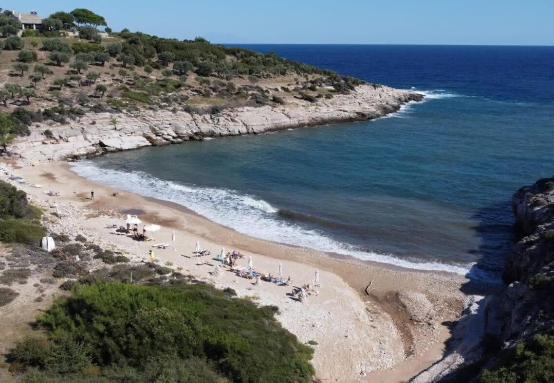 Thasos Seaside Serenity - Seaview & Garden Nests Apartman Asztrída Kültér fotó