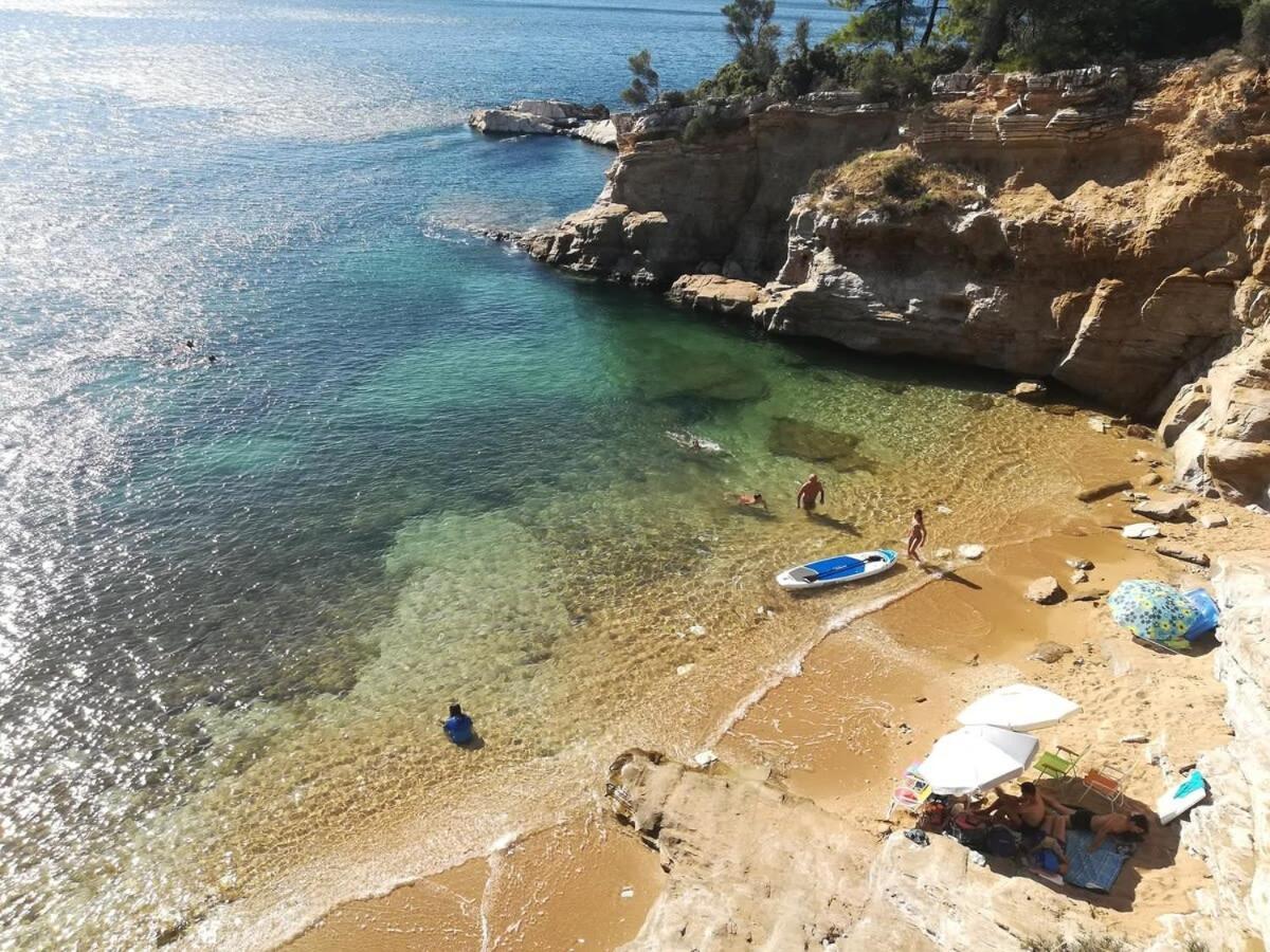 Thasos Seaside Serenity - Seaview & Garden Nests Apartman Asztrída Kültér fotó